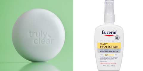 Truly Clear Acne Bar and Eucerin Face Lotion | The Smile Blog | TheWhiteningStore.com