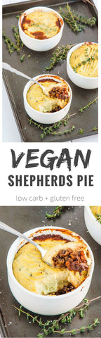 Mushroom and cauliflower vegan shepherd's pie | The Smile Blog | TheWhiteningStore.com
