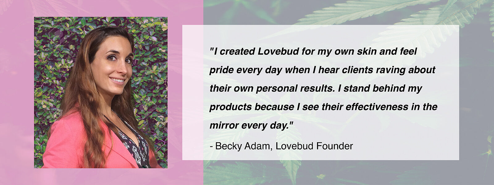 Lovebud Founder Becky Adam