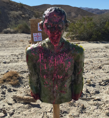 'Rocky' Zombie Target