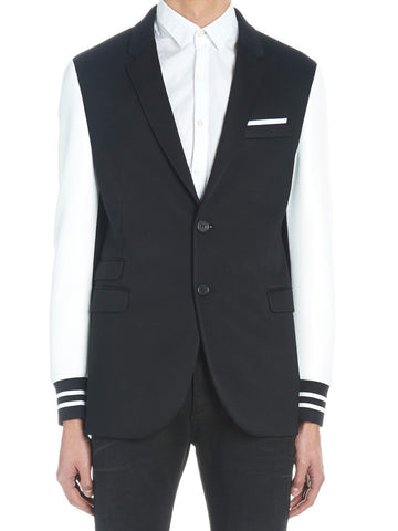 Neil Barrett Eco Leather Sleeve Jacket