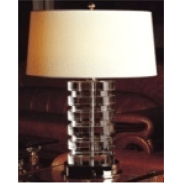 stacked crystal lamp