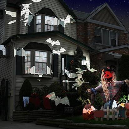Halloween Projector Light - Moving Bat