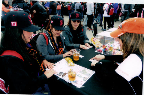 Folding at the SF Giants