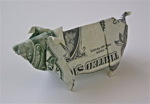 Money Fold Pig