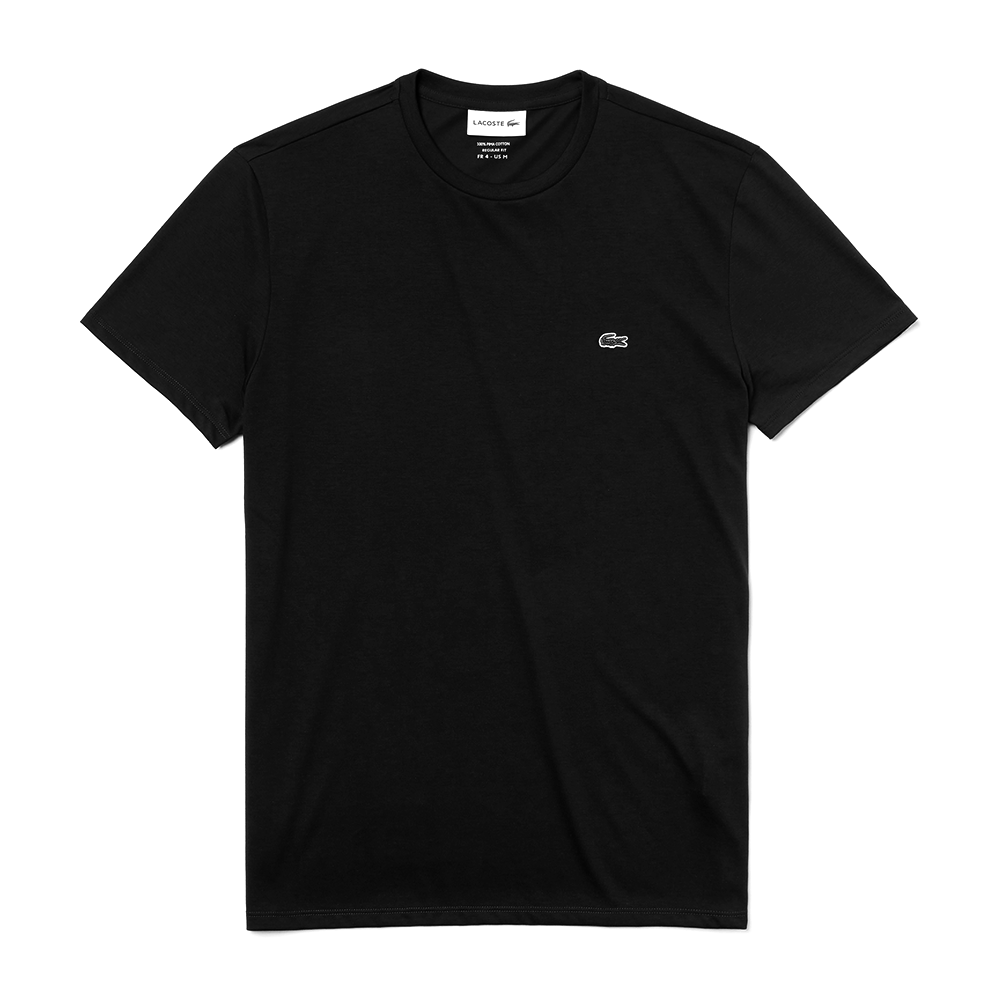 lacoste black crew neck