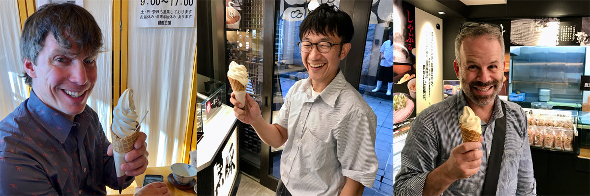 Japanese soft serve ice cream