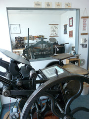 Dogwood Letterpress print shop and studio