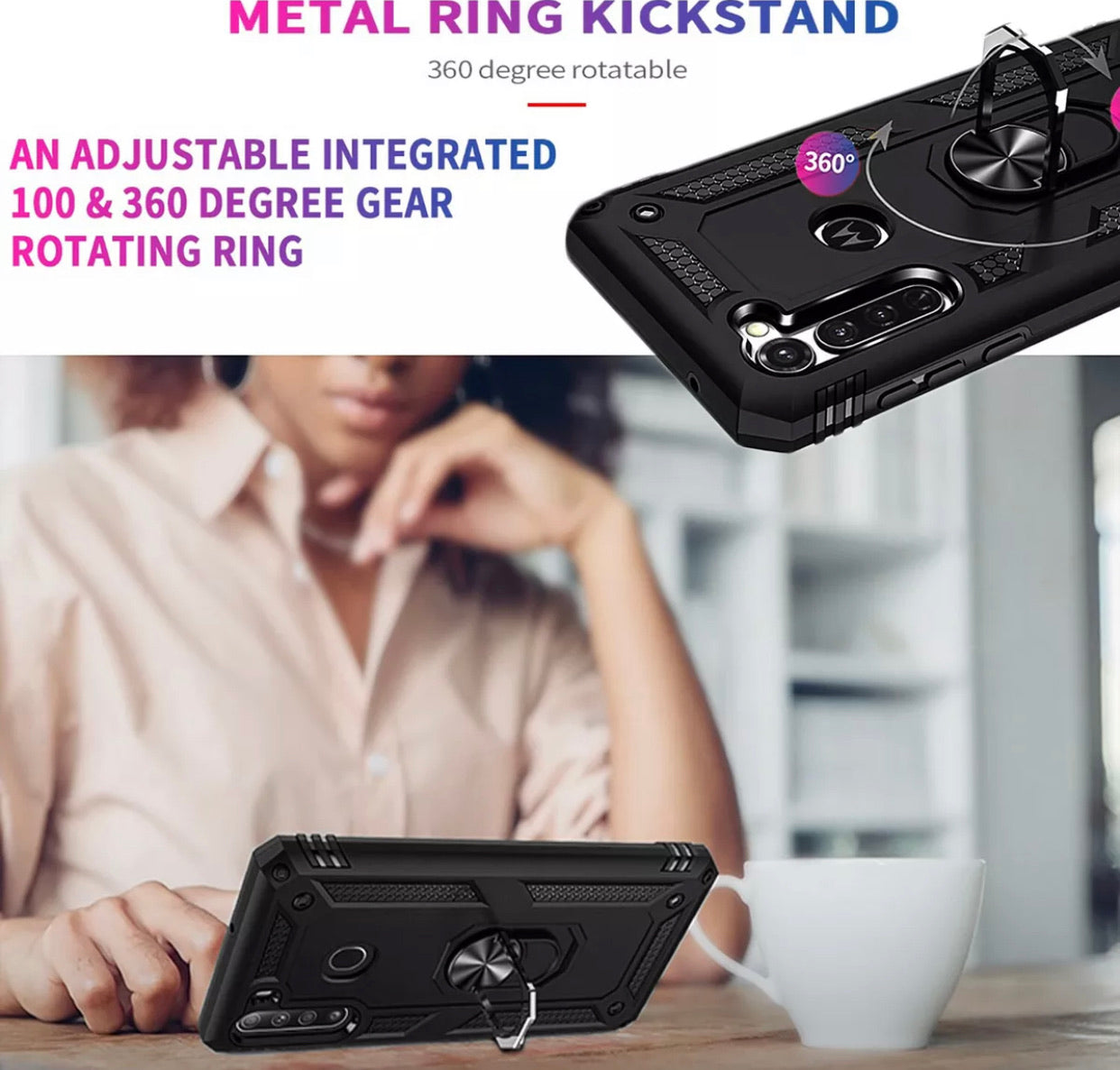 Samsung Galaxy A21 Ring Stand Case