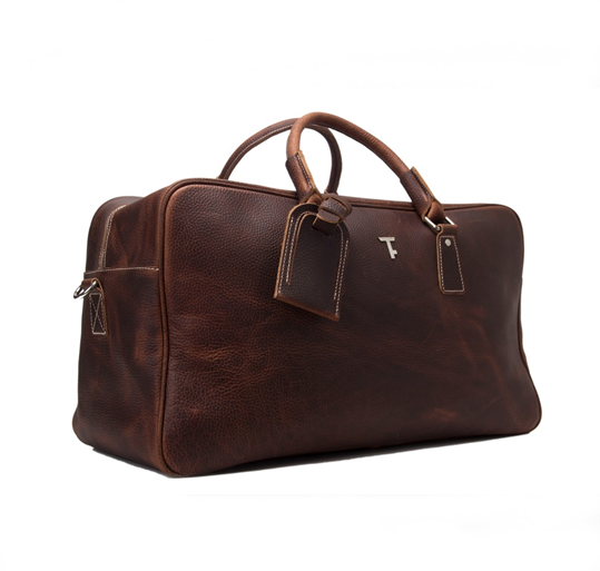 leather gym holdall