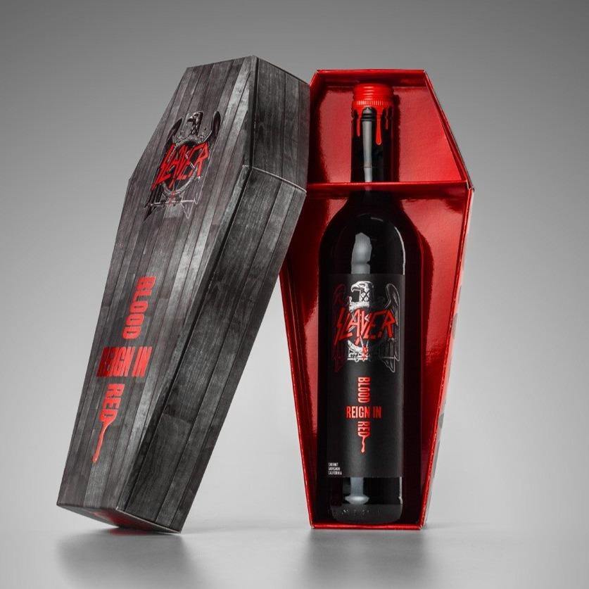 Slayer Reign In Blood Cabernet Sauvignon Coffin Gift Pack – Icon Beverages