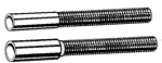 4-40 Threaded Coupler (QTY/PKG: 2 )