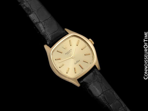 vintage rolex cellini 18k solid gold dress watch