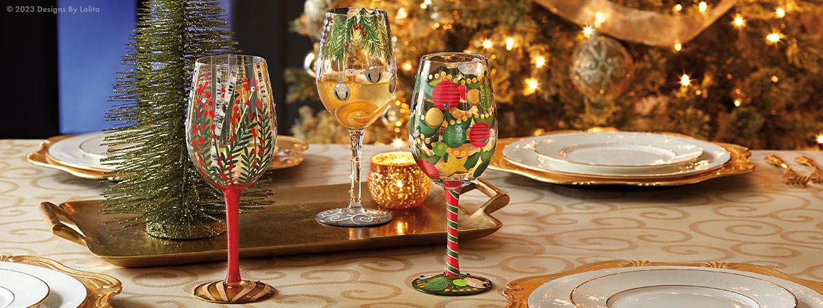 Christmas Wine Glass Collection