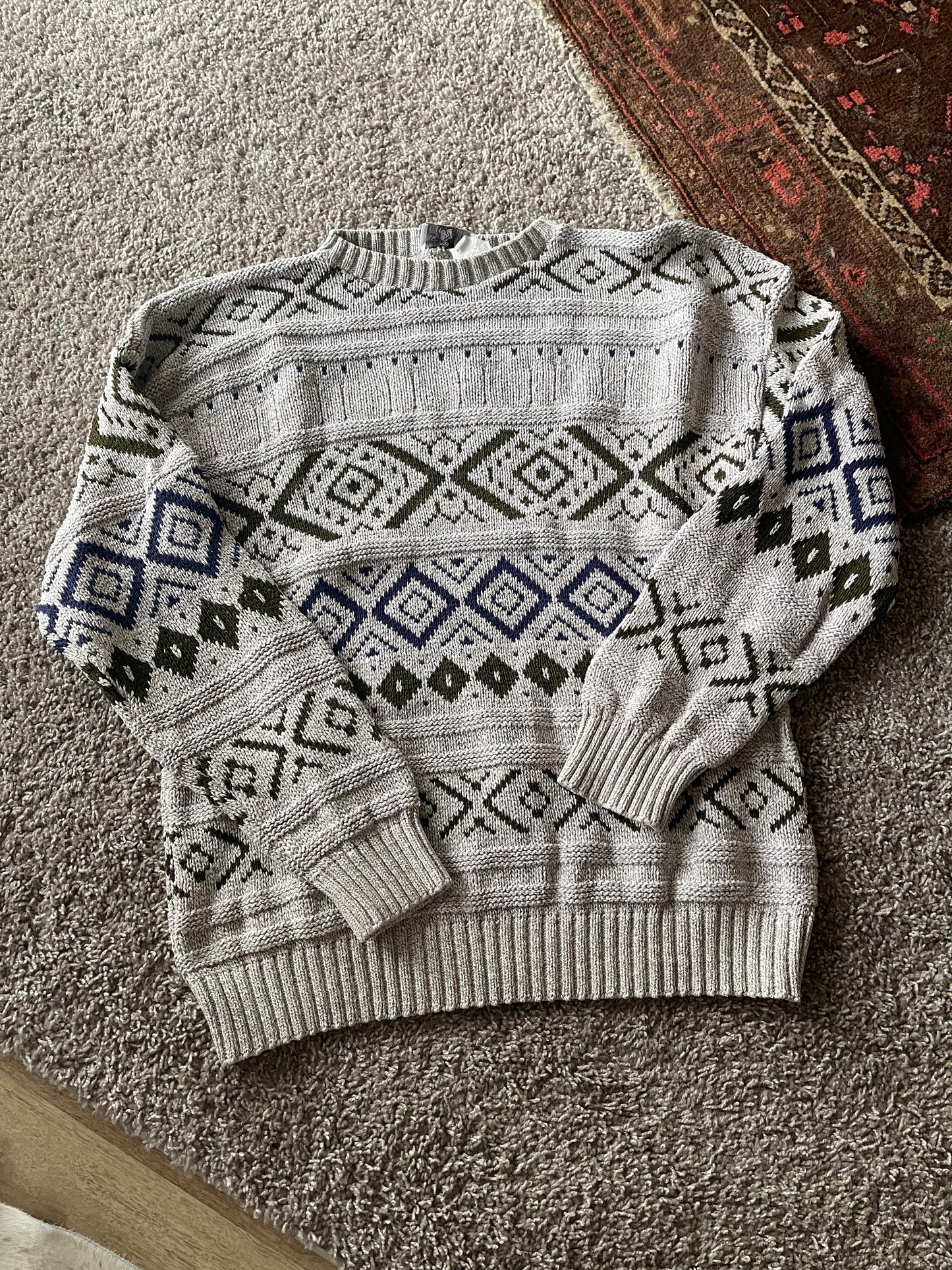Vintage Knit Sweater - up to L