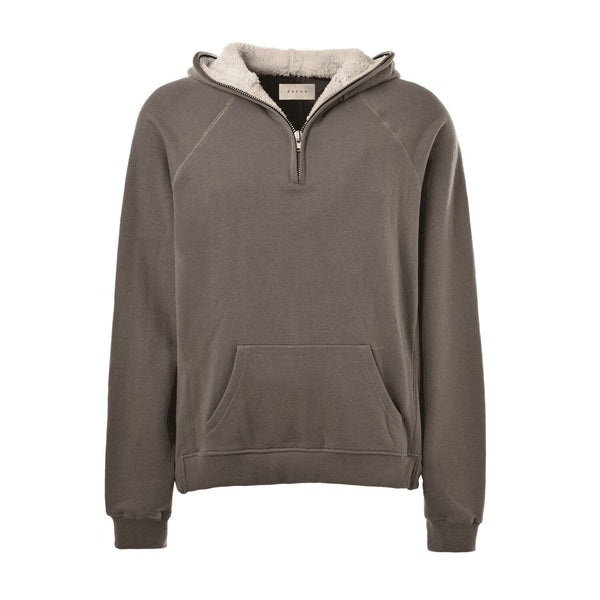 sherpa hoodie zip