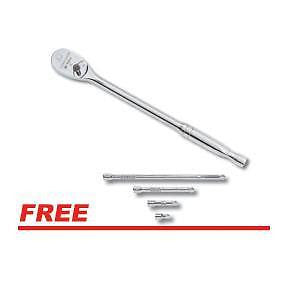 GearWrench 3/8in Drive 84 Tooth Low Profile Long Handle Ratchet 81264 