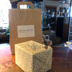 gift wrapping and delivery at The Square Peg