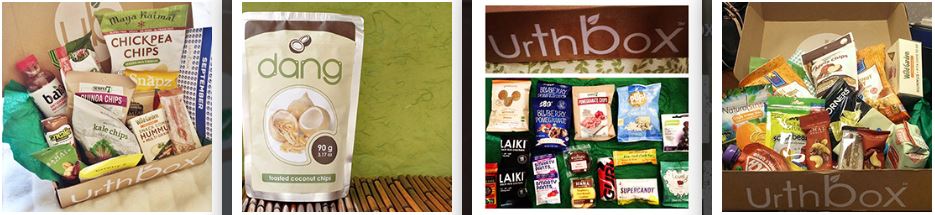 UrthBox Examples of the Healthy Vegan Snacks