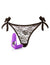 Sensuelle Vibrating Pleasure Panty Purple