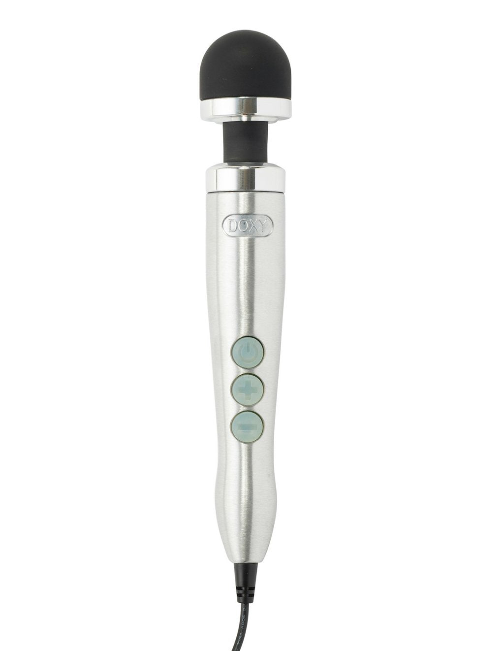 Doxy Number 3 Massage Wand- Silver- Front