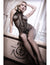 Sheer Fantasy Lace Halter Crotchless Body Stocking- Front