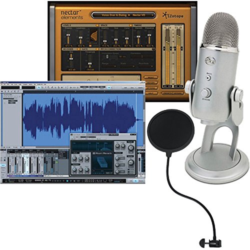 Blue Yeti Studio All In One Pro Studio Vocal System With Recording Sof Audiotopia