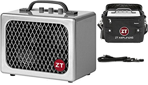 ZT Amplifiers Lunchbox Junior guitar stage battery/ac amp with pedal cable  kit and carry bag bundle