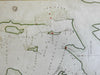 Newport Harbor Rhode Island Castle Hill 1822 Blunt harbor chart coastal survey