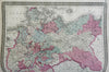 Prussia and Germany Bavaria Baden Pomerania 1870 A.J. Johnson Scarce Issue map