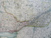 Ontario & Quebec Canada Toronto Quebec City 1924 Johnston map
