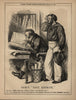 British Navy political cartoon 1861 old print Admiralty John Bull England