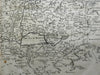 Holy Land Israel Palestine Canaan Jerusalem Dead Sea 1687 Blome engraved map