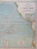 Oceania Pacific Ocean Australia New Zealand Ocean Currents 1883 Letts scarce map