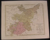 Upper Saxony Germany 1809 Wilkinson fine old vintage detailed antique map