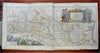 Danube River Germany Austria Hungary Romania 1635-60 Blaeu decorative Gods map