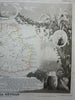 Ile de Reunion French Colony Indian Ocean Ile de Bourbon 1855 Lemercier map