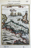 Euboea Greece Aegean Sea Ottoman Empire Naval Battle 1683 Mallet map