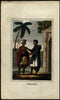 Tahiti Pacific ocean Otaheiteans 1820 Fashion Illustration print ethnic dress