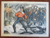 American Politicians Gillam Art 1880's Puck Political Cartoons Lot x 10 prints