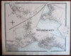 Swampscott on ocean Essex County Mass. 1872 detailed old map