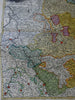 Westphalian Circle Holy Roman Empire Bonn Cologne c.1740 Homann decorative map