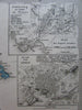 Greece Ionian Islands Athens Santorini Stieler map 1863 Morea Aegean Rumelia