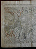 Napoleonic War in Italy scare c. 1800 Niccolo Pagni Firenze Italian engraved map