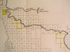 Louisiana Mississippi River East Dist. c. 1840 U.S.G. old state survey map