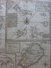 African Mediterranean Islands Madeira Malta Cape Verde Teneriffe 1766 Bowen map