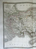 Turkey Ancient Anatolia Asia Minor Cappadocia Phrygia Lydia 1832 Lapie map