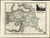 Turkey in Asia vignette Dardanelles Iraq Algezira 1821 Thomson Wyld Hewitt map