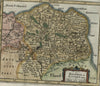 Bolonia Artesia Belgium Holland Low Countries c.1628 Mercator minor old map