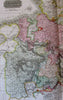 Germany North of Mainz Saxony Westphalia Brandenburg 1817 Thomson large map